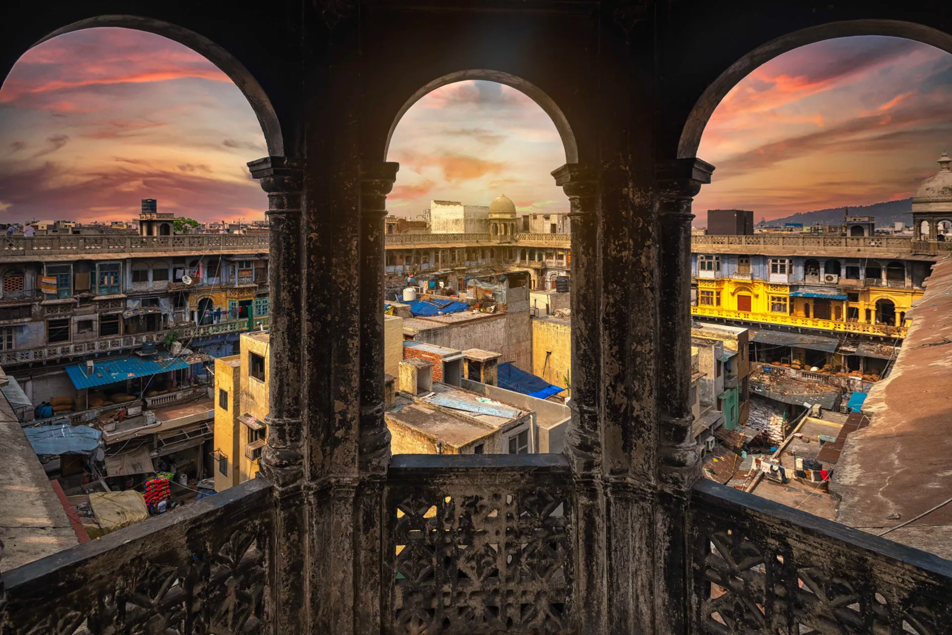 Gadodia-markedet i Chandni Chowk, Gamle Delhi