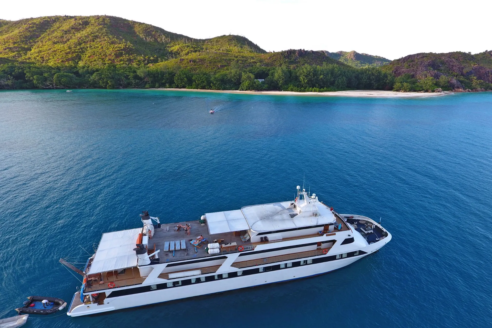 Pegasus har 21 lugarer – alle med havutsikt