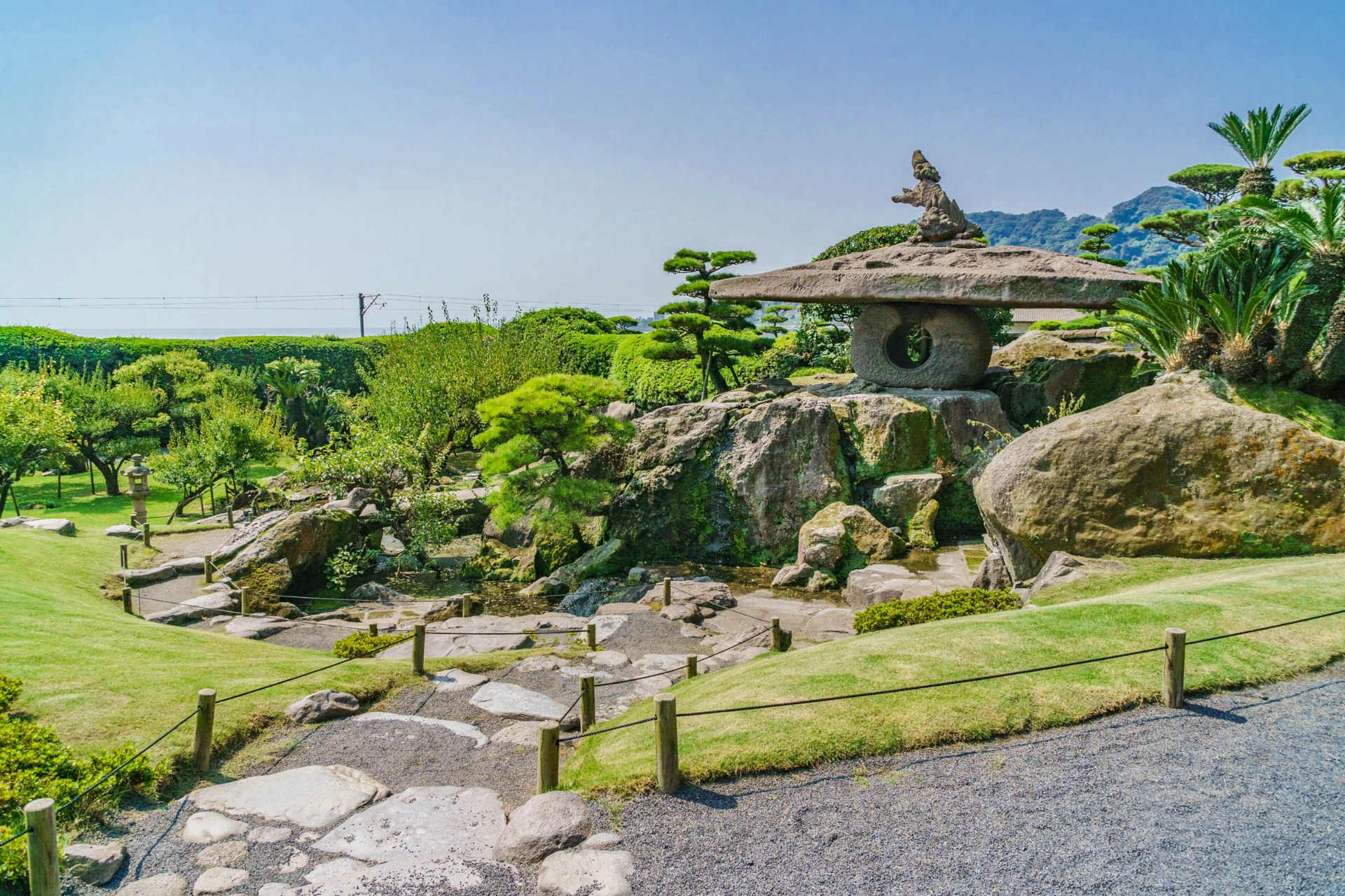 Landskapshage i Kagoshima