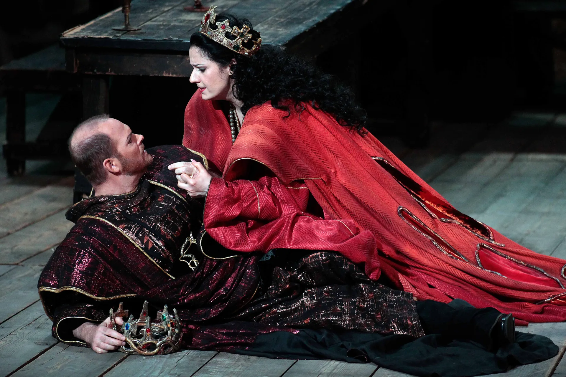 Scenebilde fra Verdis Macbeth Scenebilde fra Verdis Macbeth