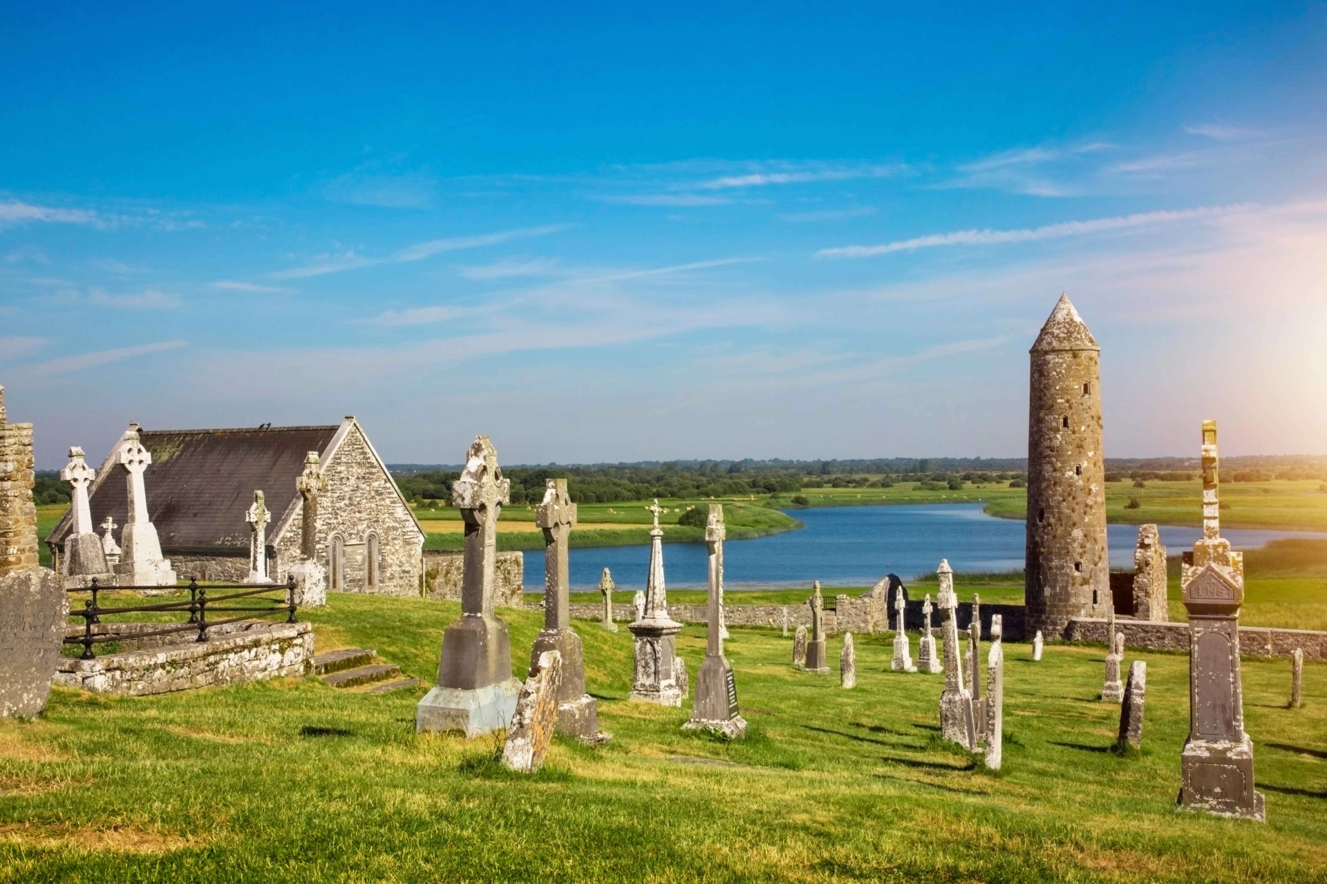 En del av klosteret Clonmacnoise