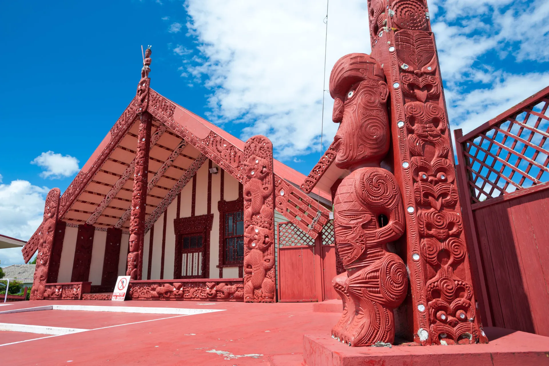 Māori-møtelokale i Rotorua