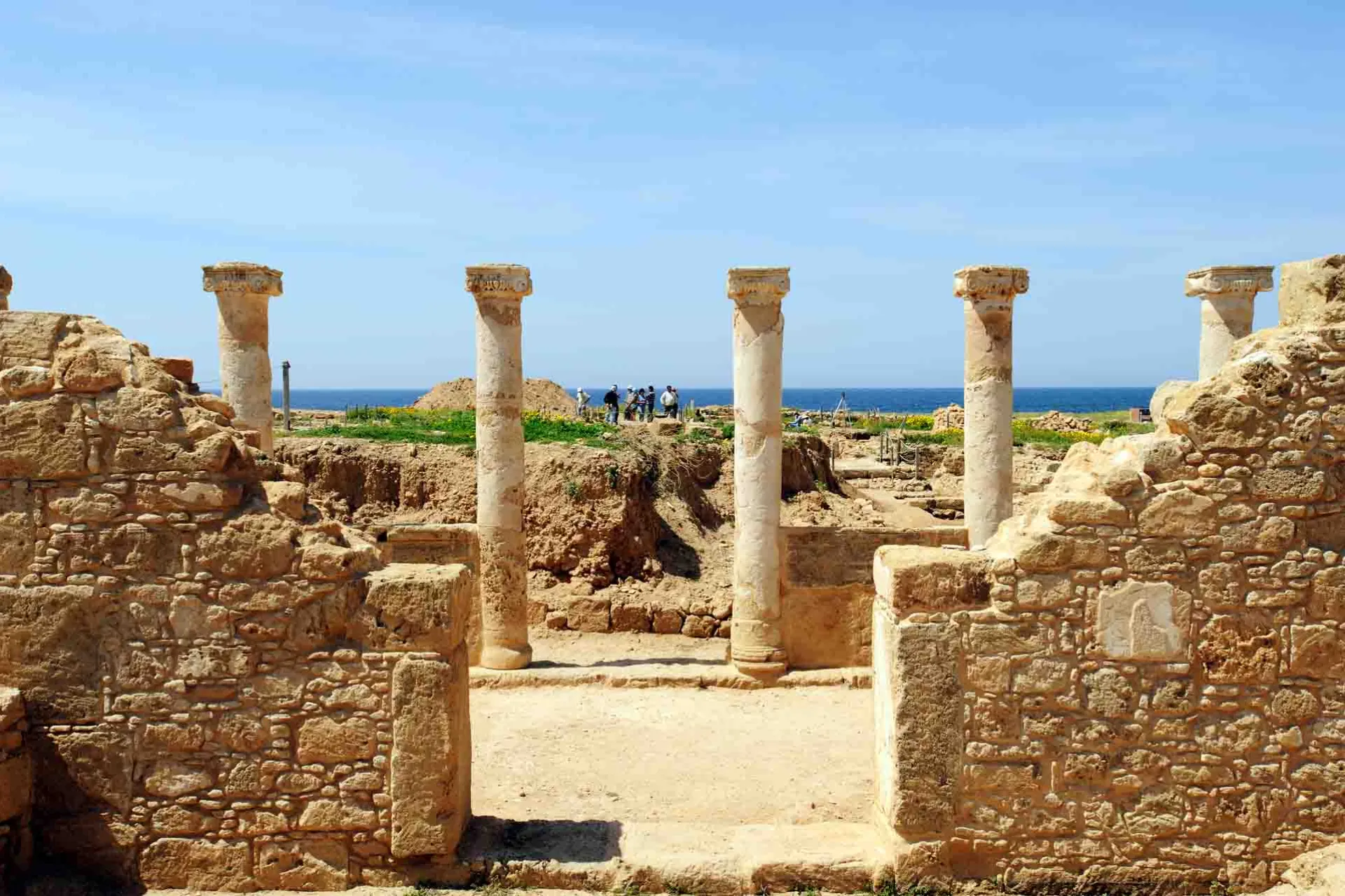 Paphos arkeologiske park dekker store deler av det antikke Paphos