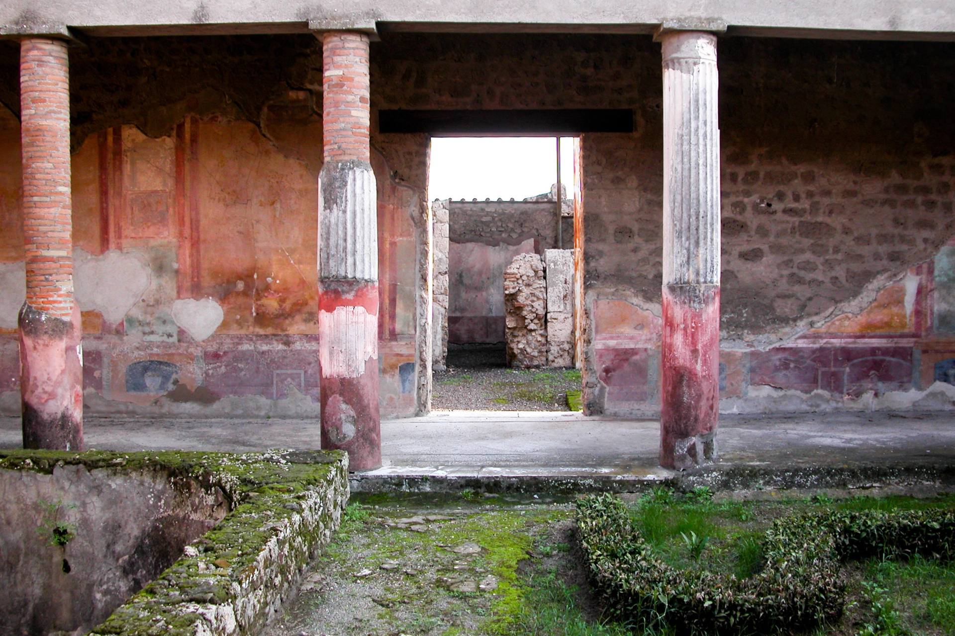 Badestuer (termer) i ruinbyen Pompeii