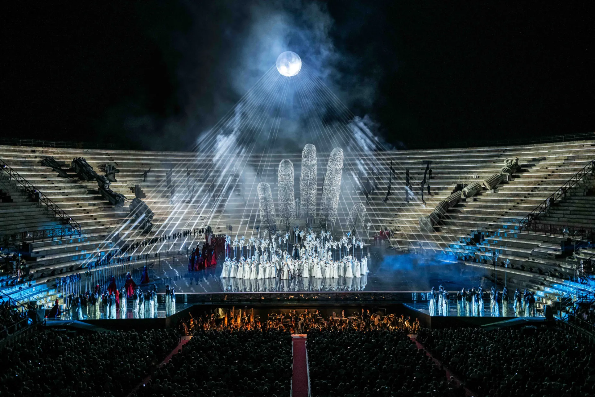 Imponerende scener - her Aida