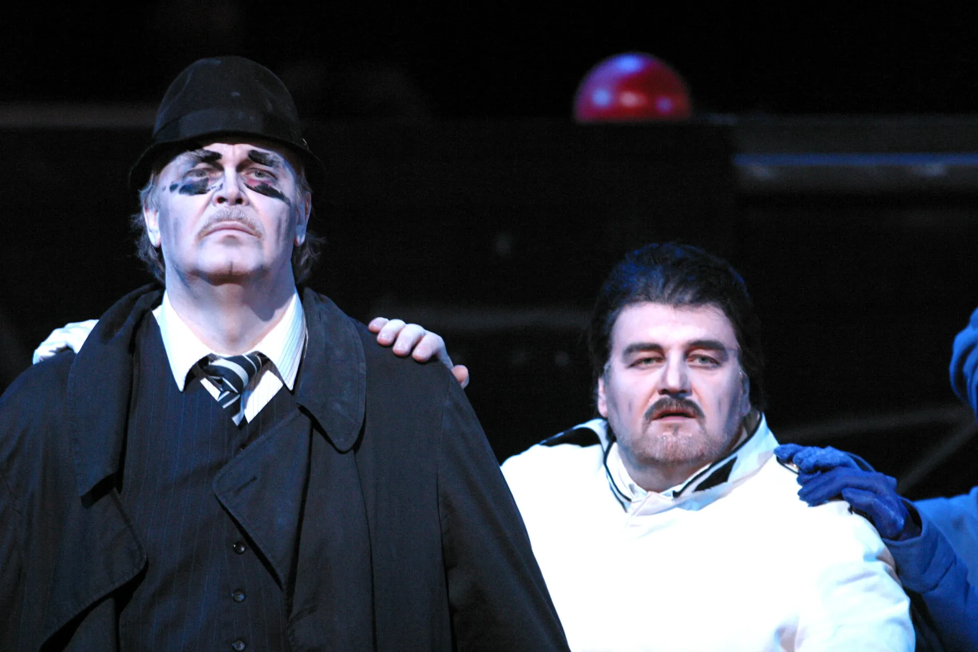 Scene med Mandarinen og Calaf i Turandot Scene med Mandarinen og Calaf i Turandot