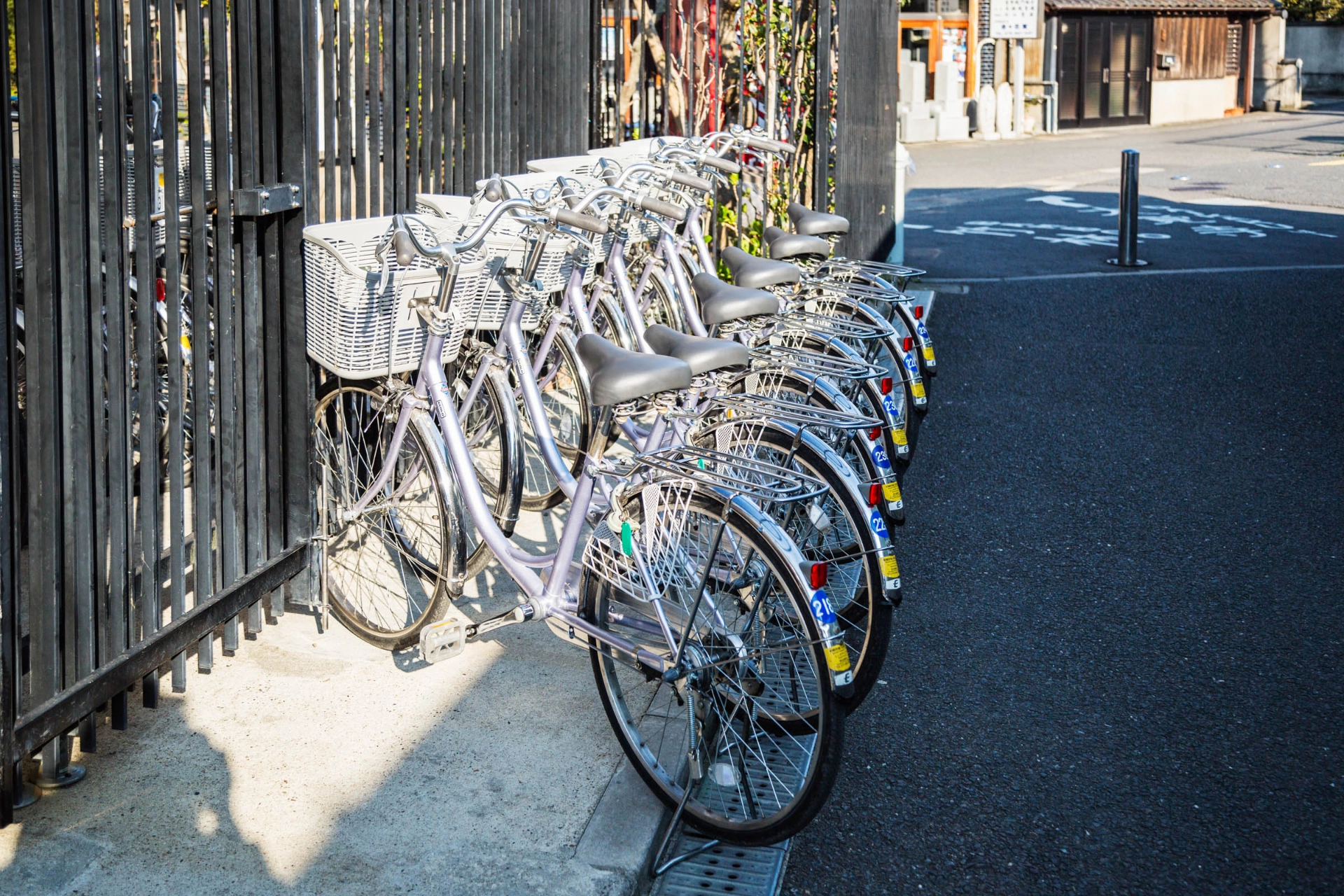 Kyoto er en sykkelvennlig by