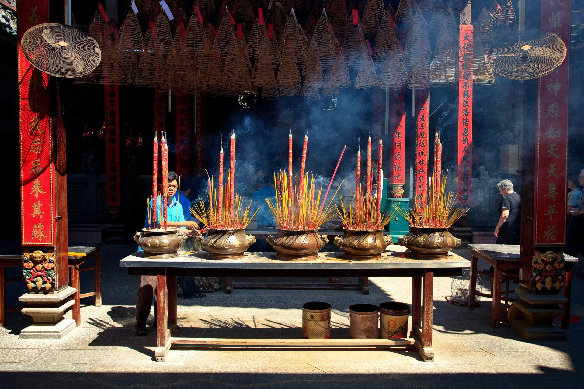 Thien Hau-tempelet i Ho Chi Minh City
