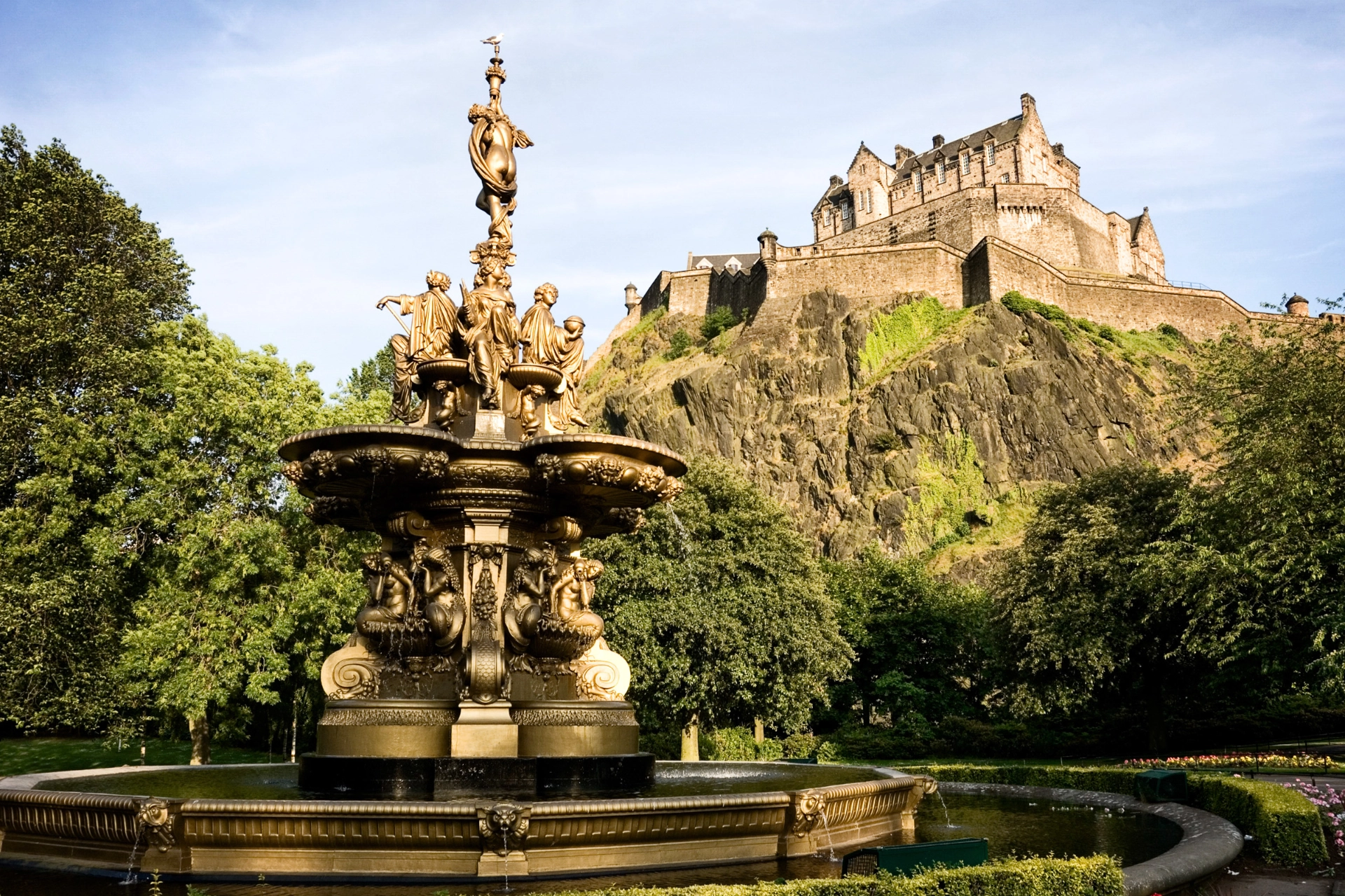 Edinburgh Castle i Old Town