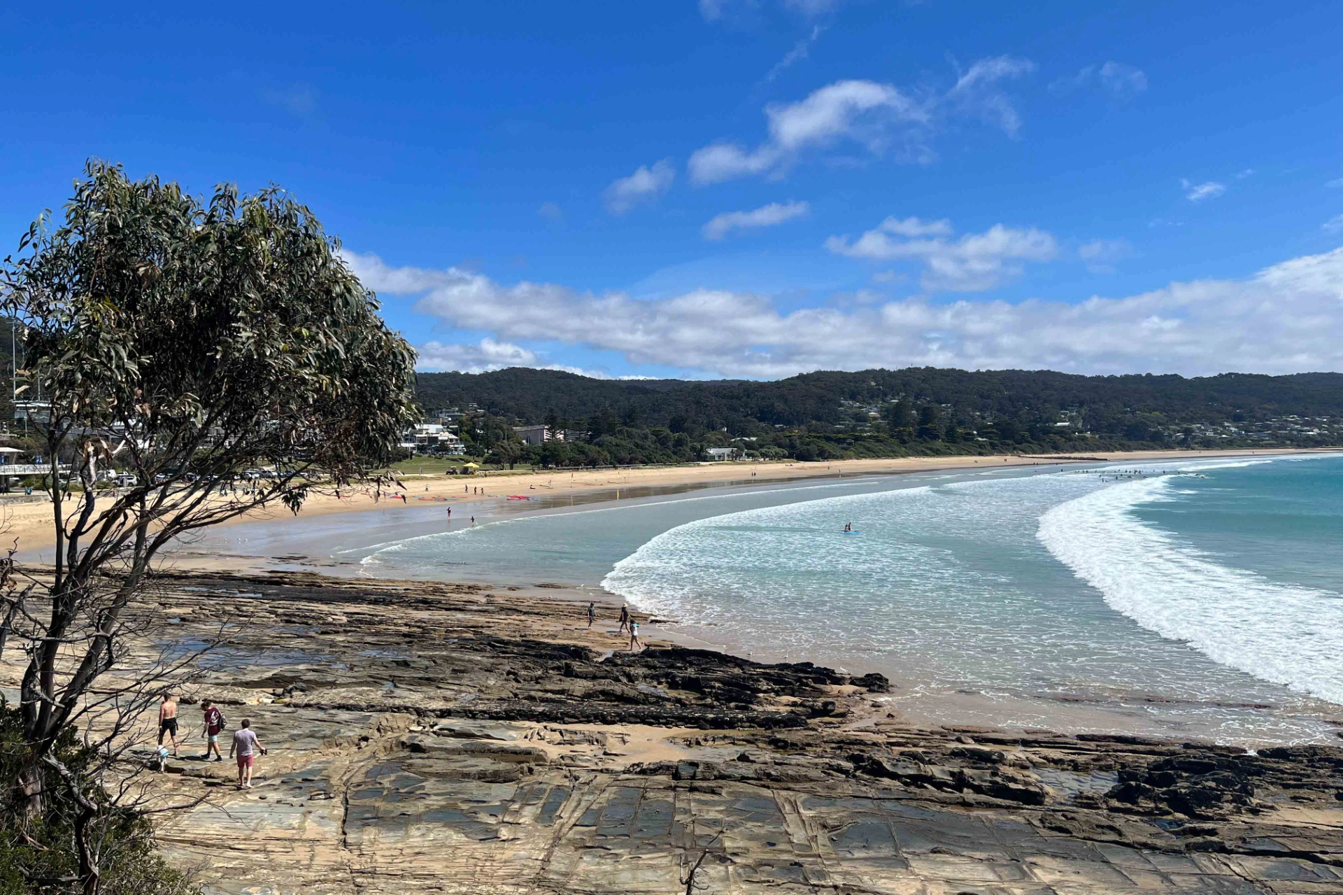 Lorne Beach - kjent for sin lange, gyldne sandstrand og gode surfemuligheter