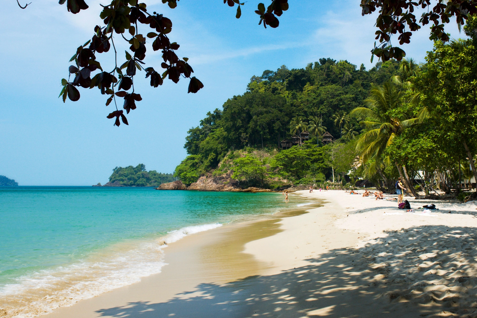 Avslapning ved Koh Chang-stranden