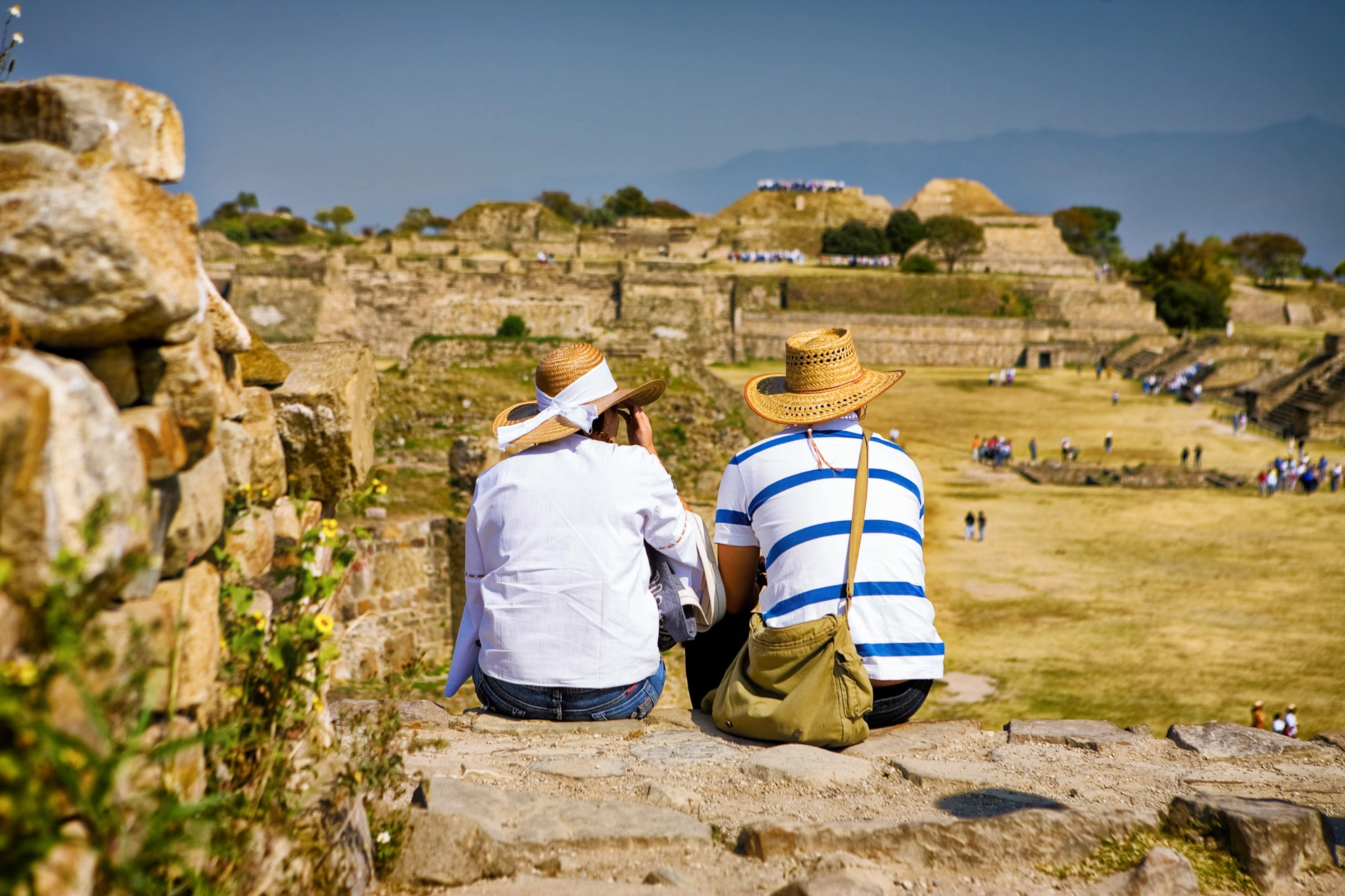 Monte Albán står på UNESCOs verdensarvliste