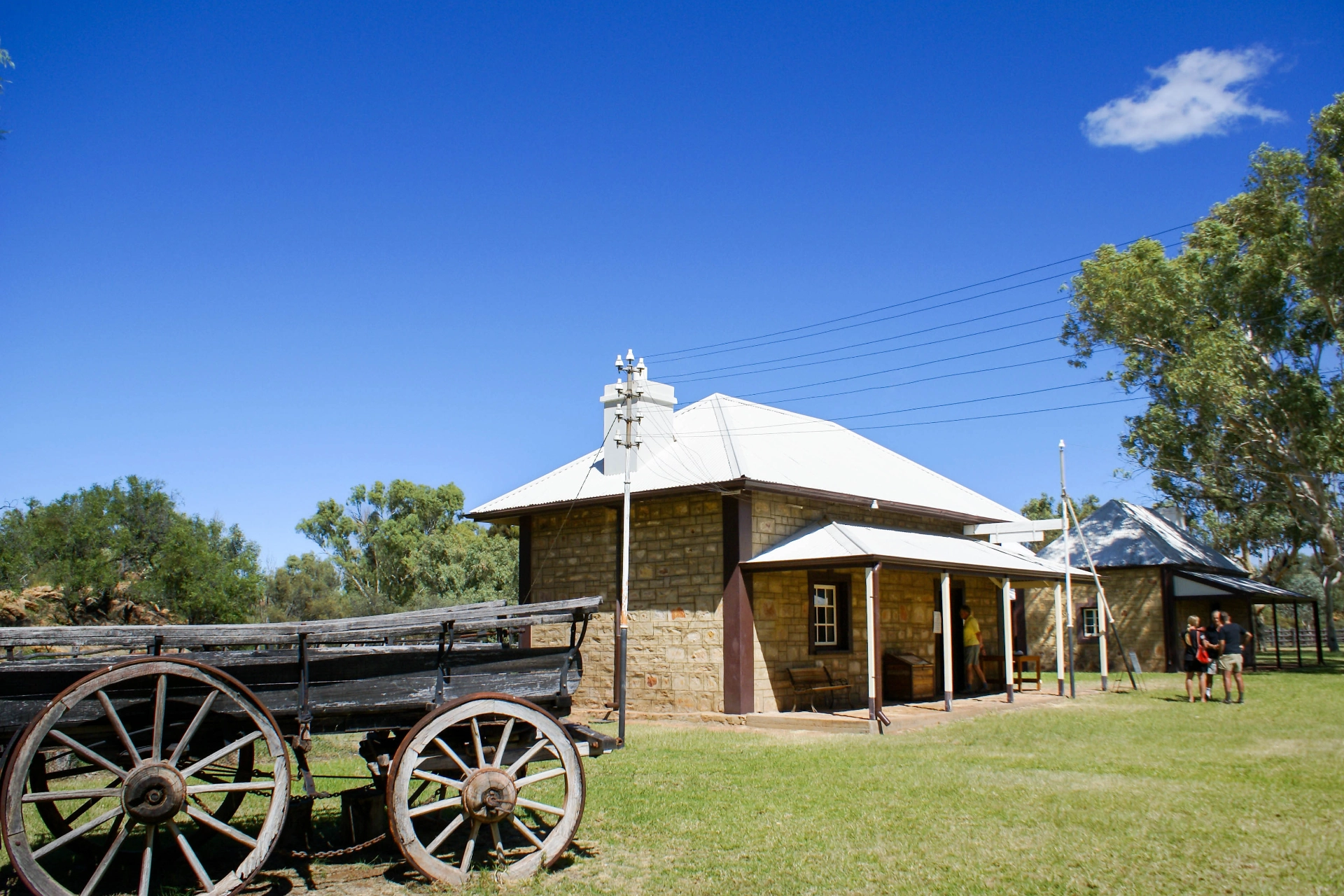 Alice Springs Telegraph Station ble bygget i 1872