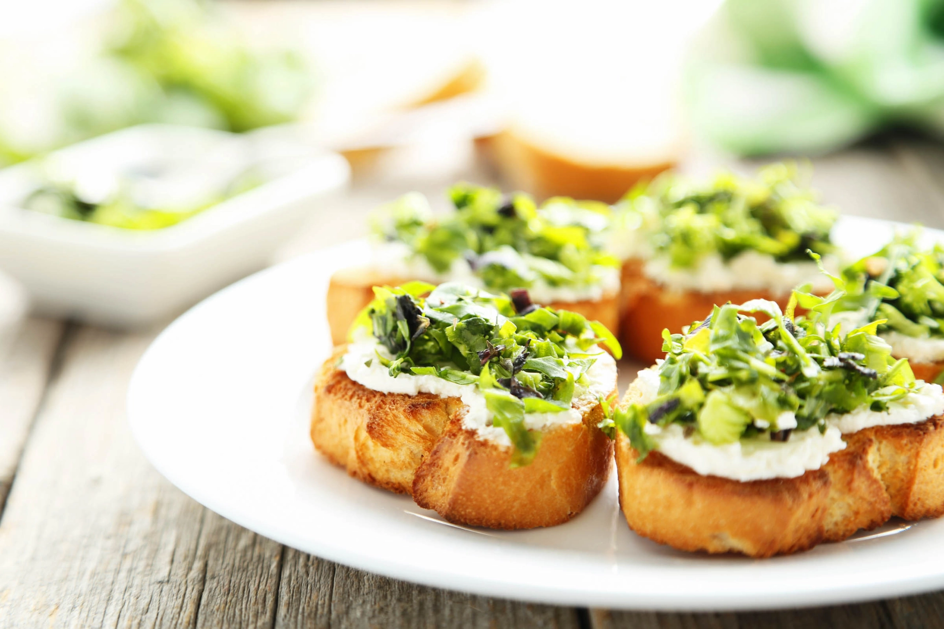 Klassiske italienske bruschetta