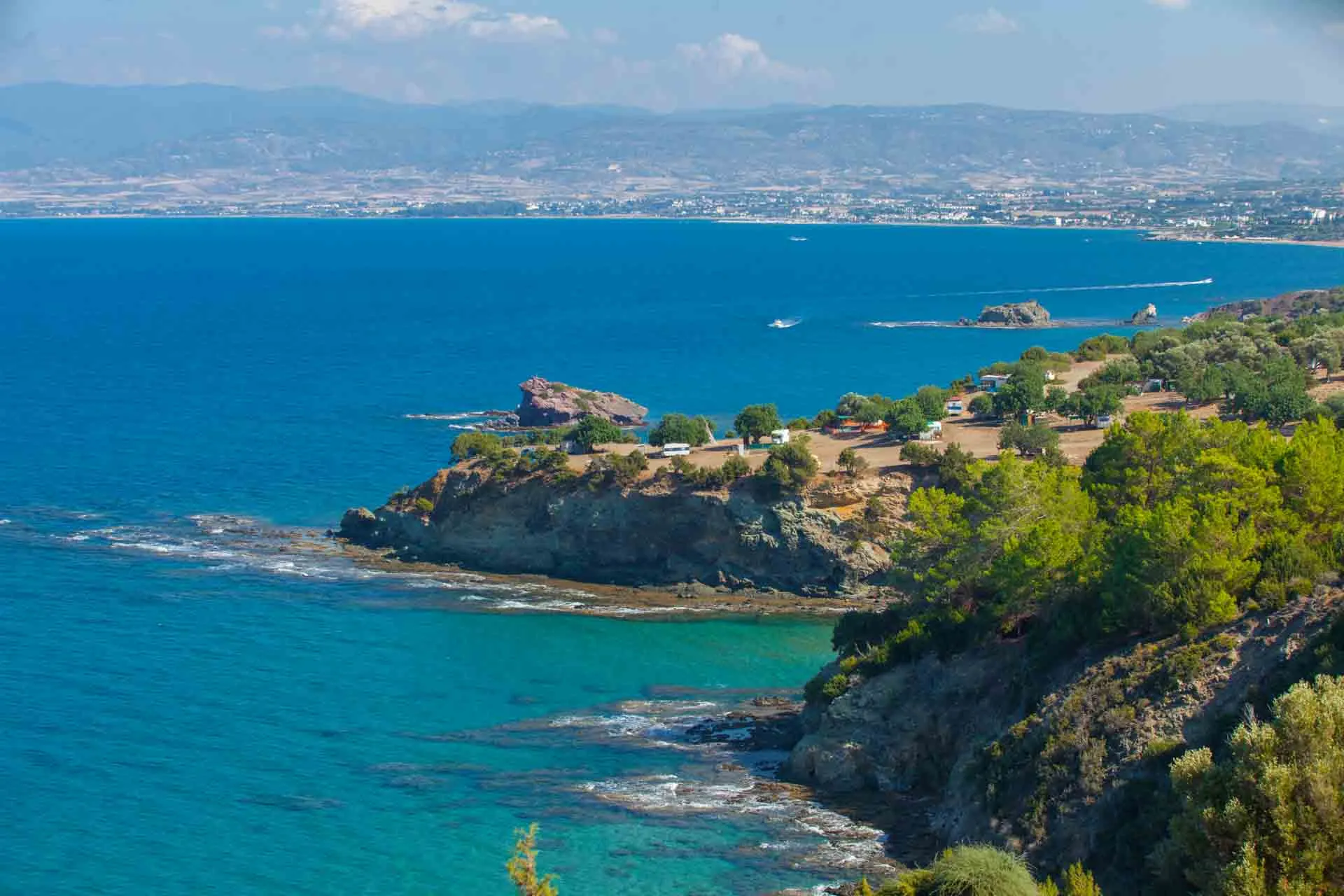 Akamas-halvøya, et naturreservat nordvest for Paphos