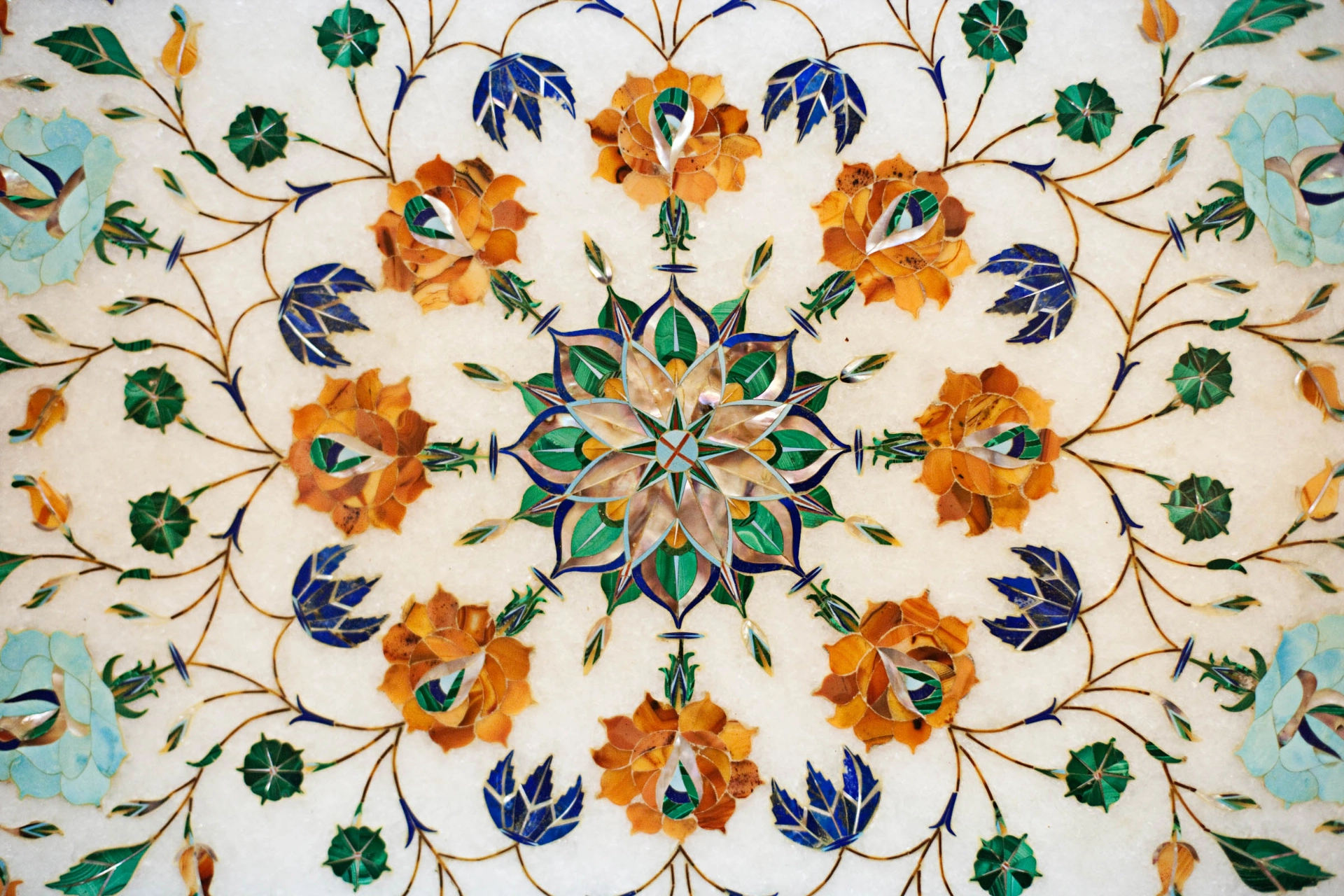 Marmordekorasjon, Agra