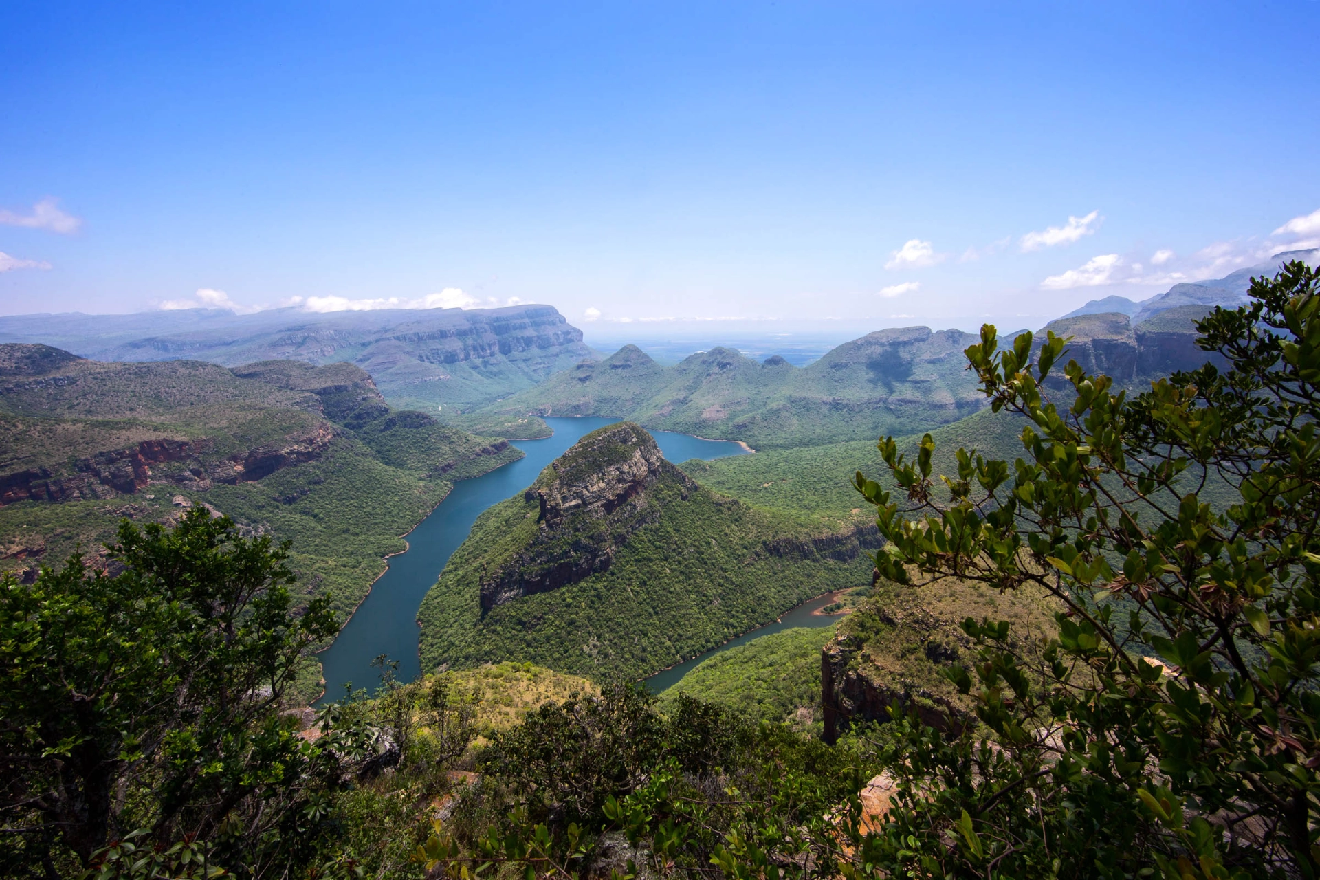 På Panorama-ruten opplever vi verdens tredje største canyon, The Three Rondavels