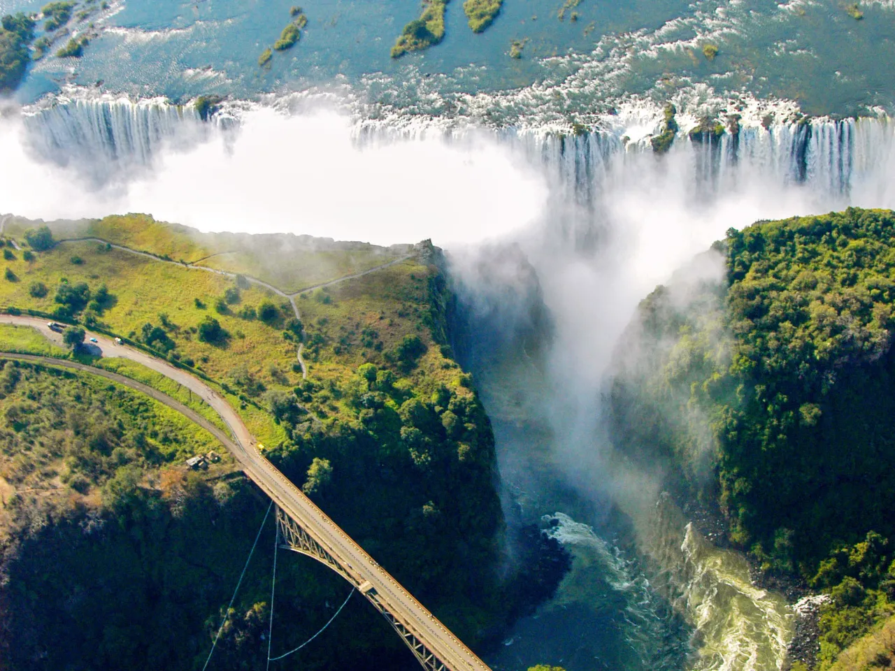 Bro mellom Zimbabwe og Zambia