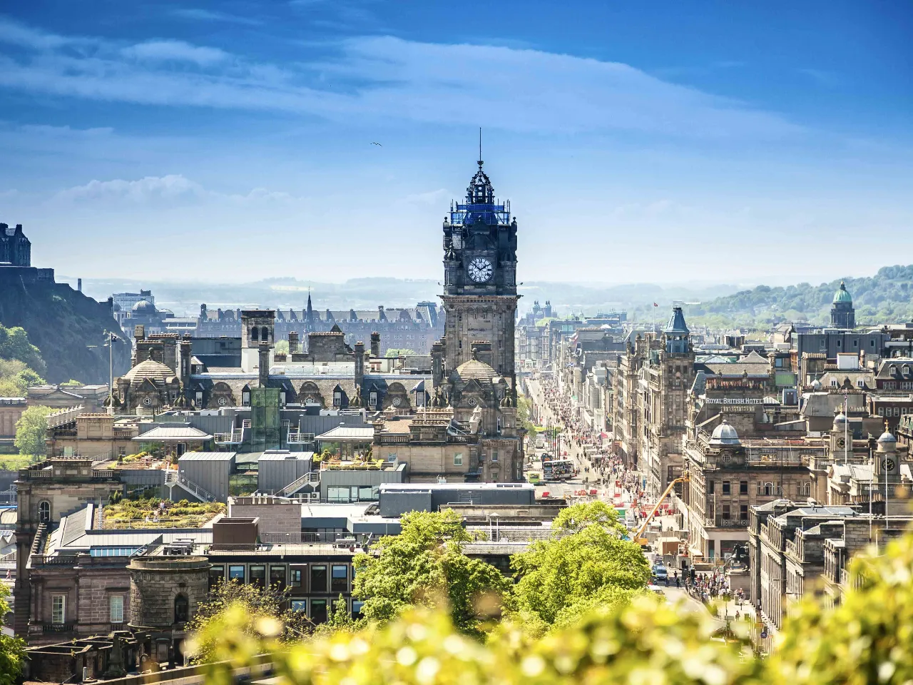 Utsikt over Edinburgh Utsikt over Edinburgh