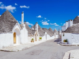 De unike trulli-husene i Alberobello