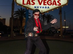 Elvis-imitator i Las Vegas