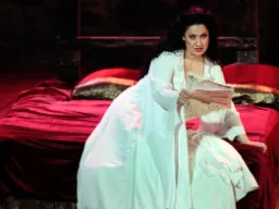 Lady Macbeth i intens scene fra Verdis Macbeth Lady Macbeth i intens scene fra Verdis Macbeth