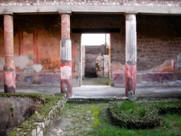 Badestuer (termer) i ruinbyen Pompeii