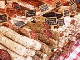 Pølsemarked i Aix-en-Provence