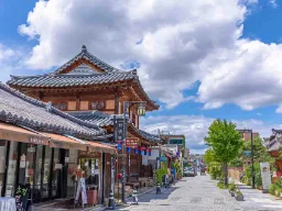 Den sjarmerende bydelen Jeonju Hanok Village Den sjarmerende bydelen Jeonju Hanok Village