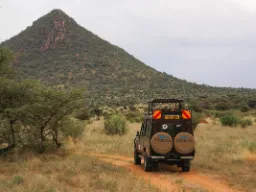 Albatros’ safaribil på jobb