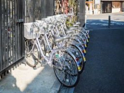 Kyoto er en sykkelvennlig by