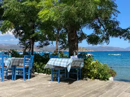 Typisk taverna ved havet Typisk taverna ved havet