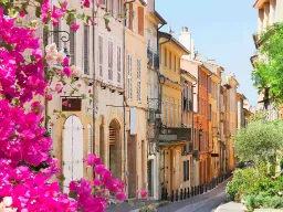 Stemningsbilde fra gamlebyen i Aix-en-Provence