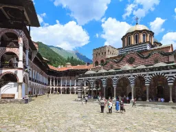 Klostergården i Rila-klosteret