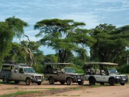 Safarijeepene står klare Safarijeepene står klare