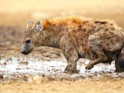 Hyenene lever i store, komplekse klaner med en sterk sosial struktur Hyenene lever i store, komplekse klaner med en sterk sosial struktur