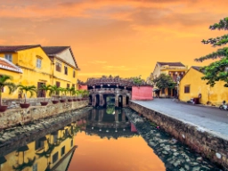 Den japanske overbygde broen (Chùa Cầu) i Hoi An