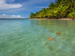 Sjøstjerner hviler på havbunnen ved Bocas del Toro Sjøstjerner hviler på havbunnen ved Bocas del Toro