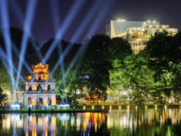 Turtle Tower er et nasjonalt symbol i Vietnam