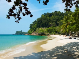 Avslapning ved Koh Chang-stranden