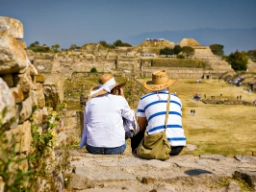 Monte Albán står på UNESCOs verdensarvliste