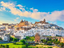 Ostuni kalles også La Città Bianca - den hvite byen