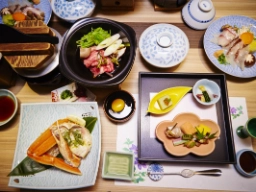 En tradisjonell kaiseki-middag