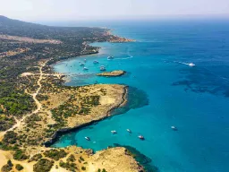 Akamas naturreservat sett fra luften