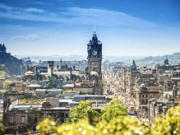 Utsikt over Edinburgh