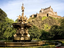Edinburgh Castle i Old Town