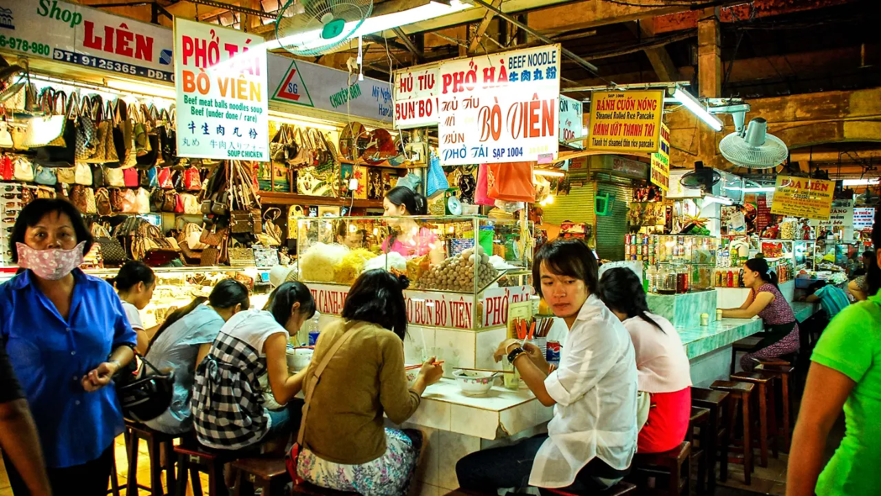 Binh Tay-markedet i Ho Chi Minh City