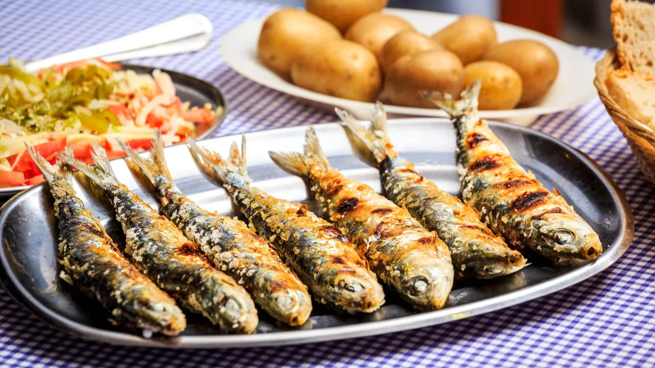 Grillede sardiner - vel bekomme!