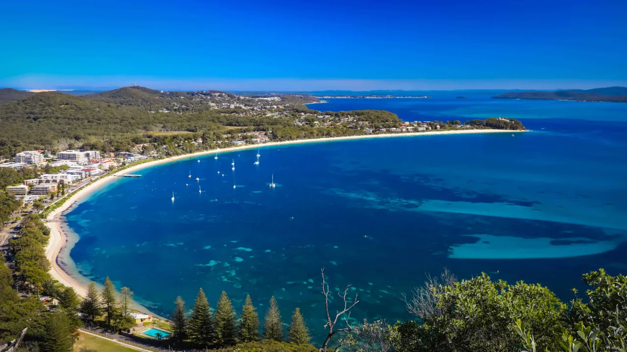 Shoal Bay i Port Stephens