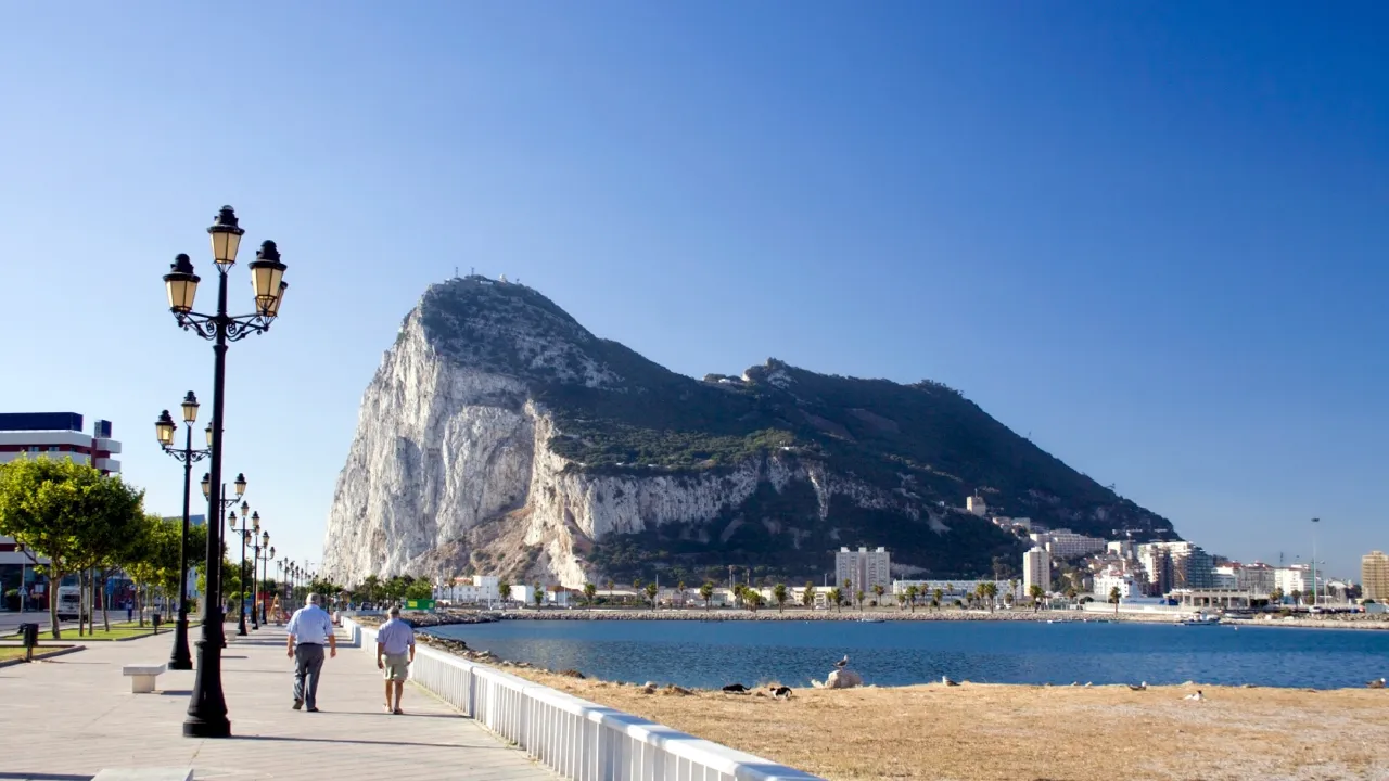 Den engelske kronkolonien Gibraltar